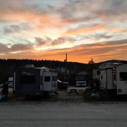 Sonnenuntergang gestern Abend