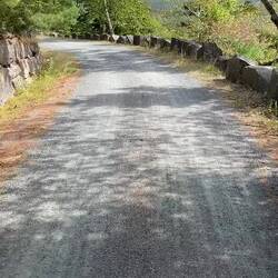 Super Strecken entlang Seen und um Berge. Nochmals 15 Meilen = 2/3 des carriage Netzwerkes erfahren😉