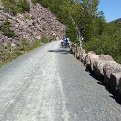 Donnerstag =13.5 milen Tour mit dem Rad. Die 45 Meilen total wurden von Rockefeller Jun. 1919 beauft