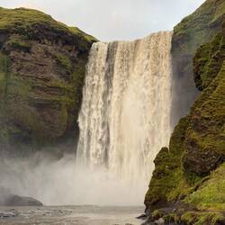 Skógafoss waterfall