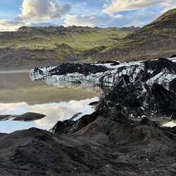 Solheimajökull Glacier up close