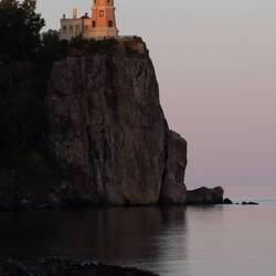 Sunset on the lighthouse
