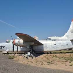 B-24 Bomber in der Nachkriegsvariante mit längerem Rumpf und stärkeren Motoren