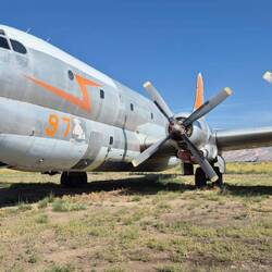 Boeing KC-97 Stratofreighter, wurde u.a. auch zur Guppy umgebaut um großeTeile zu transportieren