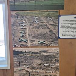 Der Flugzeugfriedhof von oben ...