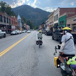 Arriving at Wallace, Idaho