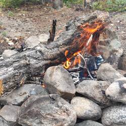 Unser Lagerfeuer.