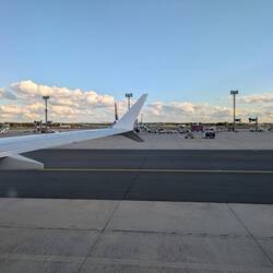 Abflug in Frankfurt