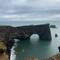 View of the sea arch from Dyrholaey Peninsula