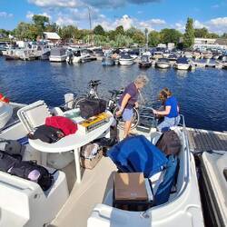 Das Boot wird vollgepackt 😄