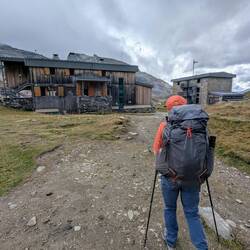 Ankunft am Refuge du Col de la Vanoise.
