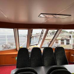 auf der Fähre zurück nach Schaprode