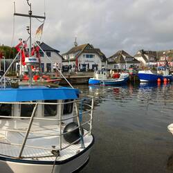 Hafen von Vitte, wo es doch noch Fischer gibt