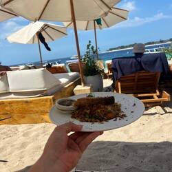 Nasi goreng mit Lachs