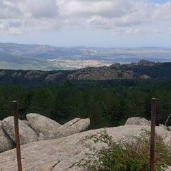 Weite Sicht vom Monte Limbara