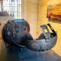 Aparato para calentar la comida durante la construcción del fuerte