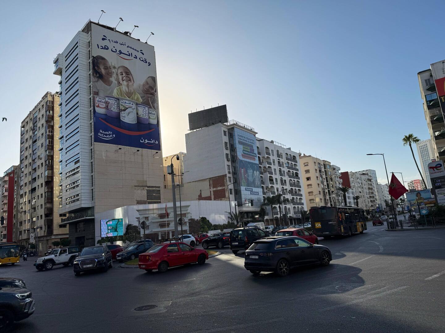 Street near the hotel