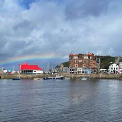 Heute gab es gefühlt alle halbe Stunde einen Regenbogen.