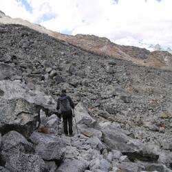 der Weg ist nur schwer erkennbar