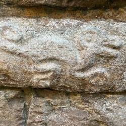 Animal with condor head, feline tail and snake, representing 3 dimensions of gods, life and death