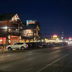 Anblick nach Sonnenuntergang