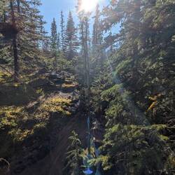 Ein kleiner Canyon mitten im Wald