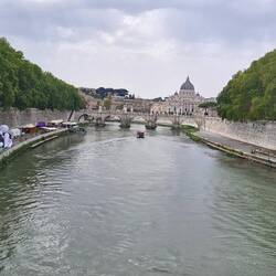 Vatican City in the background