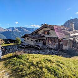 Die schönste Hütte der Tour: Refuges de Plan Sec.