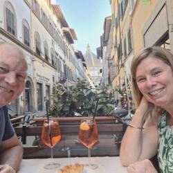 Evening aperol spritz