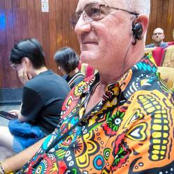 gerüstet für die Aufführung 🎧