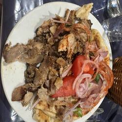 HUGE gyro portions - so tasty!!!!