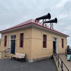 The fog horn building