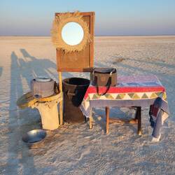 Unser "Badezimmer "war der Hit!