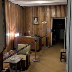 The room of Enver Hoxha inside the bunker