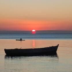 Eis vo unzählige Sunneungergangsföteli