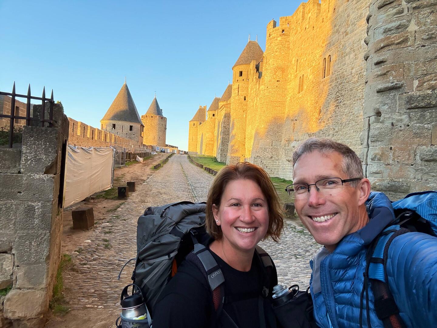 Carcassonne at dawn