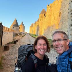 Carcassonne at dawn