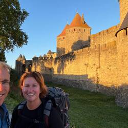 Carcassonne at dawn