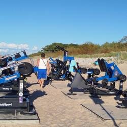 Muckibude am Strand