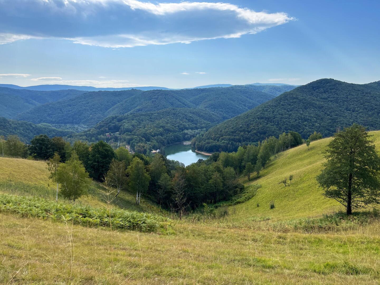 Blick auf den Secu Stausee
