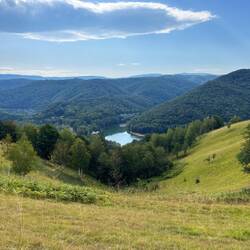 Blick auf den Secu Stausee