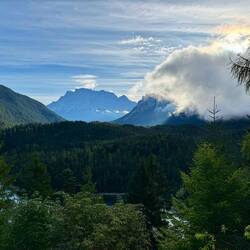 Zugspitzblick am Fernpass ohne Zugspitze