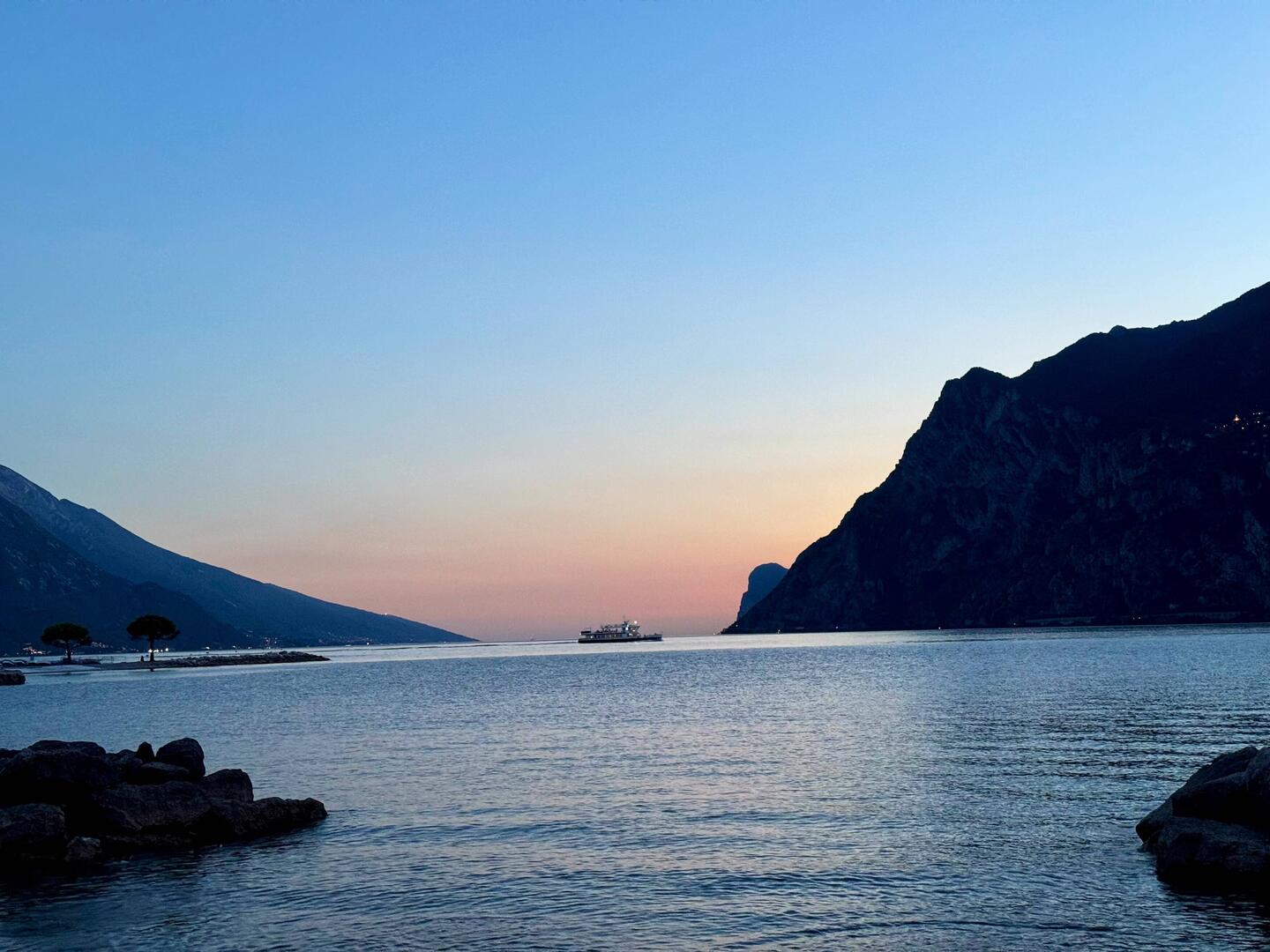 Ankunft am Lago di Garda
