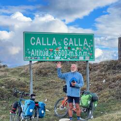 It is cold and windy, legs hurt, breath is short, but what a beautiful climb!