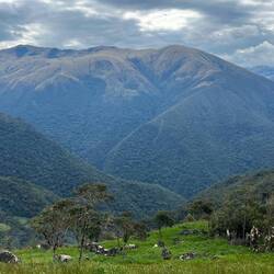 Some great views, we are still climbing. How far is the pass again?