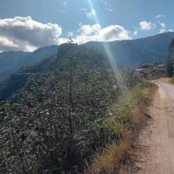 We have the road almost for ourselves