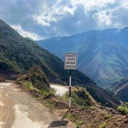 The road surface is very variable