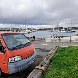 Erster Freecamping Spot mit ocean view