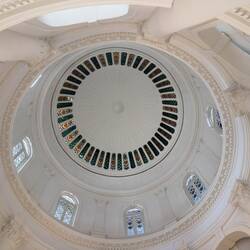 The rotunda inside the National Museum of Singapore.