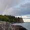 Rainbow near the lighthouse.
